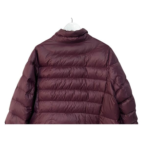Lands' End 2X Women's Plus Size Down Puffer Jacket 2X 20-22W Purple EUC - Picture 6 of 11